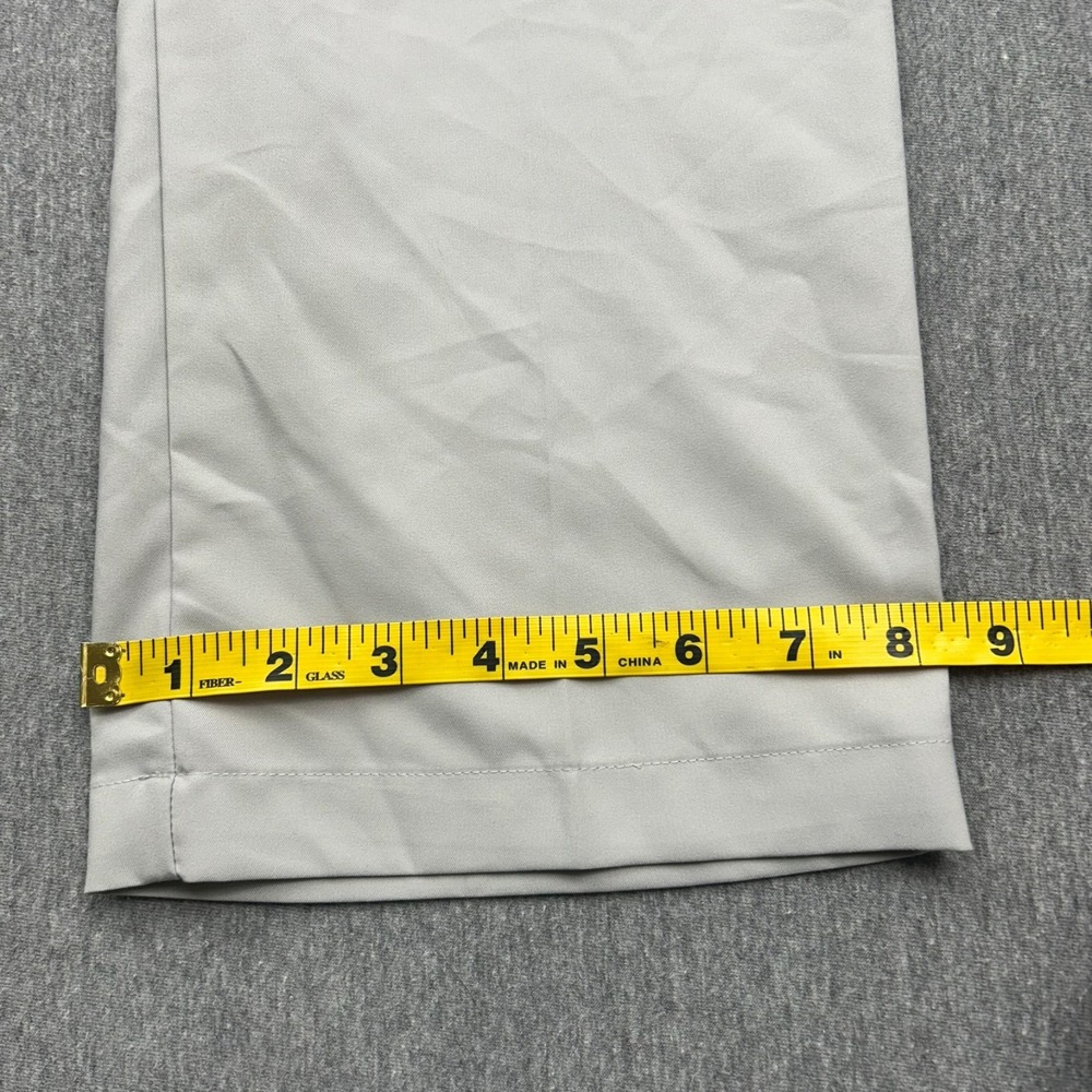 Adidas Golf Pants Mens 36x31 Gray Flat Front Lightweight Tech Casual Activewear - Picture 7 of 16
